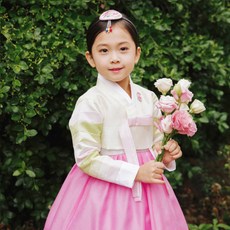 Sodamnyein 女童花賽綸韓服套裝 SD7A03