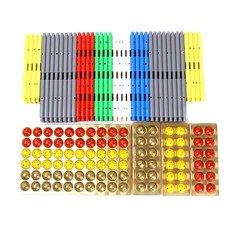 엠티비자석블록 매쓰타임 정사면체 학습 2단계 세트 432p, 혼합 색상, 1개