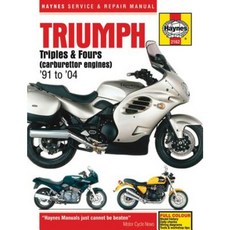 Triumph Triples & Fours (Carburettor Engines) '91 to '04 Paperback, Haynes Manuals
