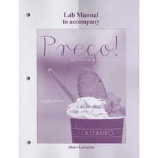 Laboratory Manual to Accompany Prego!: An Invitation to Italian Paperback, McGraw-Hill Education