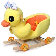 큐띠쁘띠 돌리체어 흔들말, 오리, 1개