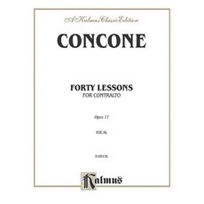 Forty Lessons Op. 17: Alto Paperback, Alfred Music