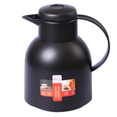 푸코 고티카 보온보냉 주전자, 1L, 블랙, 1개