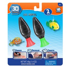3D메이커 3D매직젤 만들기놀이 2p, 레드, 그린, 1개