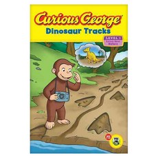 Curious George Dinosaur Tracks paperback, Houghton Mifflin Harcourt