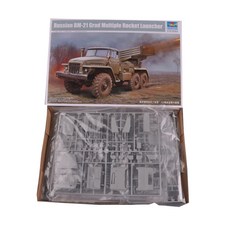 Trumpeter 1:35 러시아 BM-21 Grad 122mm Multiple Rocket launcher 프라모델, 1개