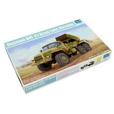 Trumpeter 1:35 러시아 BM-21 Grad 자주로켓포 Late Type 프라모델, 1개