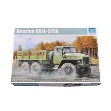 Trumpeter 1:35 러시아 URAL-375D군용 6x6 Truck 프라모델, 1개