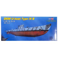 HobbyBoss 1:700 독일 4 B TypeU 호 프라모델, 1개