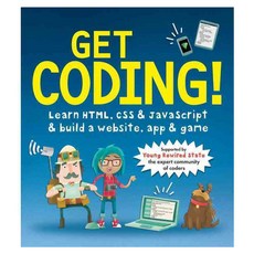 Get Coding!: Learn HTML CSS & JavaScript & Build a Website App & Game paperback, Candlewick Pr