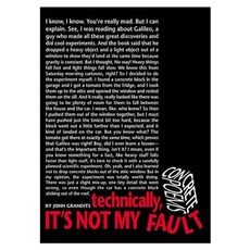 Technically It's Not My Fault: Concrete Poems paperback, Houghton Mifflin Harcourt