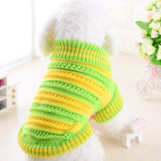 Pet Cody 寵物蜜瓜條紋毛衣, 混合顏色