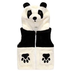 Joy Multi 熊貓熊底連帽兒童背心