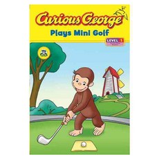 Curious George Plays Mini Golf paperback, Houghton Mifflin Harcourt