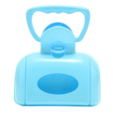 바이셀 강아지 배변 집게 가방 블루 15 x 8 x 13.5 cm, 1개