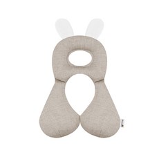 보니숑 신생아 아기짱구베개 M, 베이지, 1개