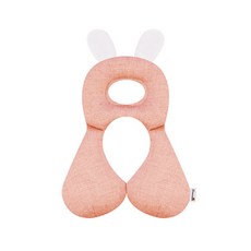 보니숑 신생아 아기짱구베개 M, 오렌지, 1개