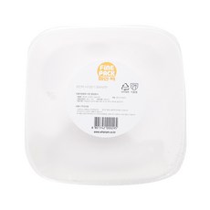 화인팩 일회용 사각공기 300ml, 5개입, 10개