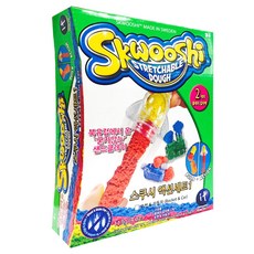 스쿠시 유아용 샌드클레이 액션세트 1 로켓 & 자동차, 랜덤 발송, 113g, 1개