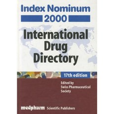 Index Nominum 2000 Seventeenth Edition Hardcover, Medpharm Scientific Publishers