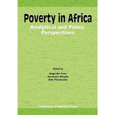 Poverty in Africa: Analytical and Policy Perspectives Paperback, Univ. of Nairobi Press