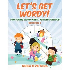 Let's Get Wordy! Fun Loving Word Wheel Puzzles for Kids Edition 5 Paperback, Kreative Kids