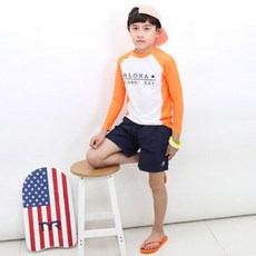 Nanajuni 男童款衝浪防曬長袖上衣