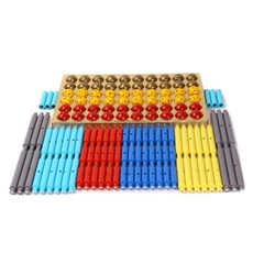 엠티비자석블록 매쓰타임 쌍대 다면체 세트 204피스, 혼합 색상, 1개