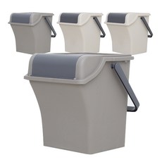 lifist Daily Trash Brown 2p + 淺灰色 2p + 貼紙, 1套, 混色