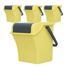 라이피스트 데일리 분리수거함 4p + 스티커, 멜로우샤인, 1세트