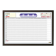 금강칠판 액자형 천후표