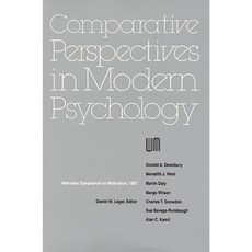 Nebraska Symposium on Motivation 1987 Volume 35: Comparative Perspectives in Modern Psychology Paperback, University of Nebraska Press
