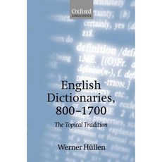 英語辭典 800-1700：主題傳統平裝本, 牛津大學出版社