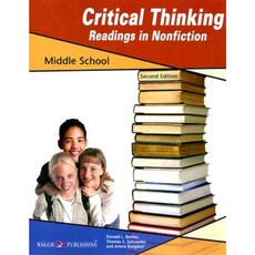 Critical Thinking Readings in Nonfiction: Middle School Paperback, Walch Education
