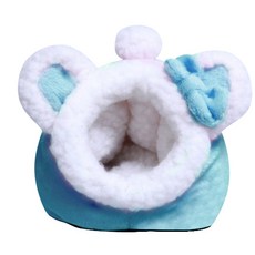 바이셀 소동물 쿠션하우스 토끼용 XL, 블루, 1개