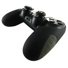 PS4 DualShock 4優質半矽膠保護殼, 黑色的, 1個