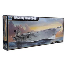 하비파크 드럼페터 1/350 USS Kitty Hawk CV-63 프라모델 항공모함, 1개
