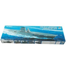하비파크 드럼페터 1/350 USS CV-2 Lexington Carrier 05/1942 프라모델 항공모함, 1개