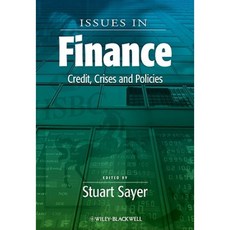 Issues in Finance: Credit Crises and Policies Paperback, Wiley-Blackwell