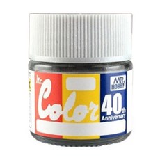 40주년 특색 프라모델 도료 GUN AVC-02 6개입, 프리비어스 실버, 10ml
