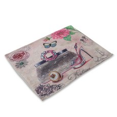 BK 女性用品餐墊, 2, 寬 42cm x 長 32cm, 1個