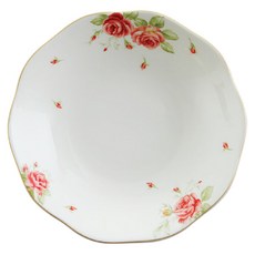 韓國 ZEN 玫瑰骨瓷餐盤, 混色, 1個