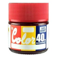 40주년 특색 프라모델 도료 GUN AVC-03 6개입, 크랜베리 레드 펄, 10ml