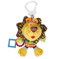 플레이그로 소리나는 사자 유모차 친구 걸이, 혼합 색상