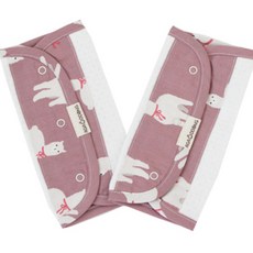 AGADDONG 嬰兒3層竹纖維背帶口水巾 2入, Lovely Lama