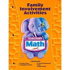 Harcourt Math: Family Involvement Activities Grade K Paperback, Hmh School