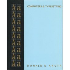 Computers & Typesetting Volume a: The Texbook Hardcover, Addison-Wesley Professional