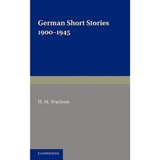 German Short Stories 1900-1945 Paperback, Cambridge University Press