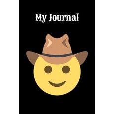 My Journal: Cowboy Emoji - Blank Lined Notebook - 6x9 Paperback, Createspace Independent Publishing Platform