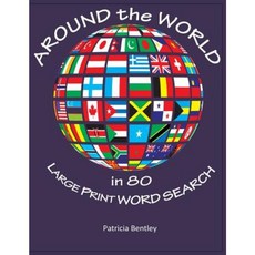Around the World in 80 Large Print Word Search Paperback, Sonata Enterprises